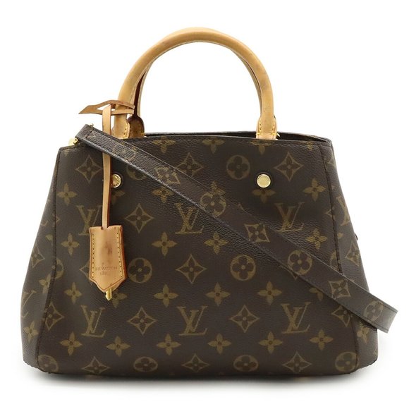 LOUIS VUITTON Brown Monogram Shoulder Bag - Picture 1 of 9